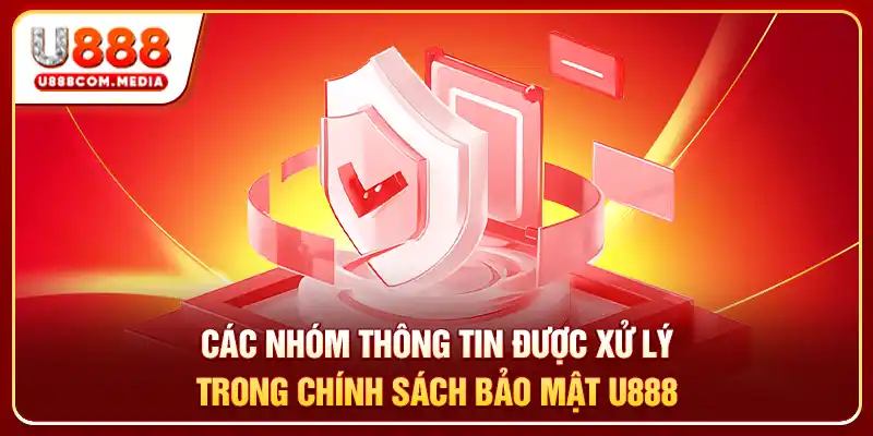 Các nhóm thông tin được xử lý trong chính sách bảo mật U888